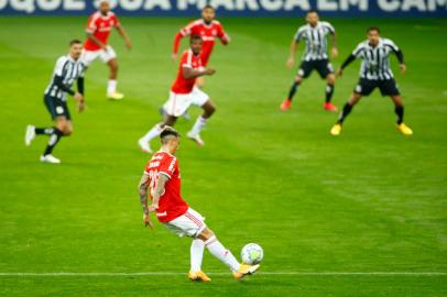  PORTO ALEGRE, RS, BRASIL, 13/08/2020-Jogo acontece no estádio Beira-Rio e é válido pela segunda rodada do Brasileirão. Foto- Marco Favero / Agencia RBS<!-- NICAID(14567445) -->