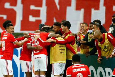  PORTO ALEGRE, RS, BRASIL, 13/08/2020-Jogo acontece no estádio Beira-Rio e é válido pela segunda rodada do Brasileirão. Foto- Marco Favero / Agencia RBS<!-- NICAID(14567482) -->