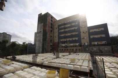  PORTO ALEGRE, RS, BRASIL - Obra de novo complexo na Santa Casa de Misericórdia. Foto:Jefferson Botega / Agencia RBSIndexador: Jefferson Botega<!-- NICAID(14568366) -->