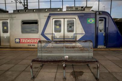  PORTO ALEGRE, RS, BRASIL - 14/08/2020A Trensurb tem um plano de investimento de R$ 6,5 milhões para recuperar as estações mais antigas e mais movimentadas. Na foto, a Estação Rodoviária<!-- NICAID(14568565) -->