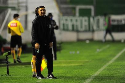  CAXIAS DO SUL, RS, BRASIL, 17/08/2020. Juventude x América-MG, jogo válido pela quarta rodada, da série B, do Campeonato Brasileiro e realizado no estádio Alfredo Jaconi. (Porthus Junior/Agência RBS)Indexador:                                 <!-- NICAID(14570495) -->