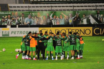  CAXIAS DO SUL, RS, BRASIL, 17/08/2020. Juventude x América-MG, jogo válido pela quarta rodada, da série B, do Campeonato Brasileiro e realizado no estádio Alfredo Jaconi. (Porthus Junior/Agência RBS)<!-- NICAID(14570428) -->