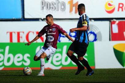  CAXIAS DO SUL, RS, BRASIL, 22/02/2020. Caxias x Grêmio, jogo da final da Taça Cel. Ewaldo Poeta, primeiro turno do Campeonato Gaúcho 2020 (Gauchão 2020), realizado no estádio Centenário. (Porthus Junior/Agência RBS)<!-- NICAID(14428553) -->