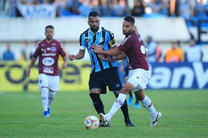  CAXIAS DO SUL, RS, BRASIL, 22/02/2020. Caxias x Grêmio, jogo da final da Taça Cel. Ewaldo Poeta, primeiro turno do Campeonato Gaúcho 2020 (Gauchão 2020), realizado no estádio Centenário. (Porthus Junior/Agência RBS)<!-- NICAID(14428732) -->