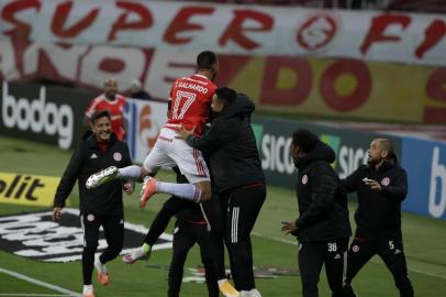  PORTO ALEGRE, RS, BRASIL, 19/08/2020- Inter x Atlético-GO:jogo da quarta rodada do Brasileirão. Foto: Mateus Bruxel / Agencia RBS<!-- NICAID(14572220) -->