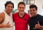 De saída do Paraguai, Ronaldinho publica foto com Gamarra: "Obrigado por sua visita"