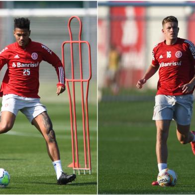 Zé Gabriel e Bruno Fuchs, zagueiros do Inter