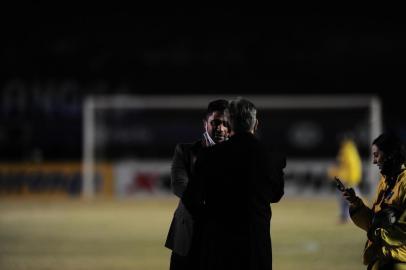  CAXIAS DO SUL, RS, BRASIL, 26/08/2020. SER Caxias x Grêmio, primeiro jogo da final do Campeonato Gaúcho 2020 (Gauchão 2020), realizado no estádio Francisco Stédile (Estádio Centenário). A partida reúne o ganhador da Taça Cel. Ewaldo Poeta (1º turno) e o vencedor da Taça Francisco Novelletto Neto (2º turno). (Porthus Junior/Agência RBS)<!-- NICAID(14577784) -->