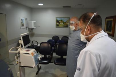 Respirador doado pelo Papa Francisco. Foto: Reinaldo Fontes - Hospital São Lucas da PUCRS<!-- NICAID(14578492) -->