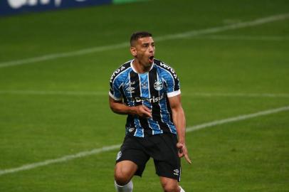  PORTO ALEGRE, RS, BRASIL, 30/08/2020- Grêmio x Caxias: confronto ocorre na Arena. Segundo jogo da final do gauchão 2020. Foto: Jefferson Botega/Agencia RBSIndexador: Jeff Botega<!-- NICAID(14580294) -->