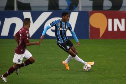  PORTO ALEGRE, RS, BRASIL, 30/08/2020- Grêmio x Caxias: confronto ocorre na Arena. Segundo jogo da final do gauchão 2020. Foto: Jefferson Botega/Agencia RBSIndexador: Jeff Botega<!-- NICAID(14580353) -->