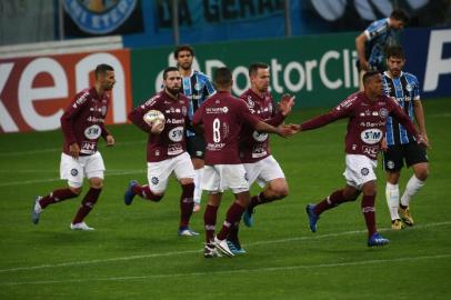  PORTO ALEGRE, RS, BRASIL, 30/08/2020- Grêmio x Caxias: confronto ocorre na Arena. Segundo jogo da final do gauchão 2020. Foto: Jefferson Botega/Agencia RBSIndexador: Jeff Botega<!-- NICAID(14580359) -->