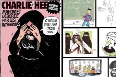 Charlie Hebdo volta a publicar caricaturas de Maomé um dia antes do julgamento dos ataques terroristas de 2015<!-- NICAID(14581278) -->