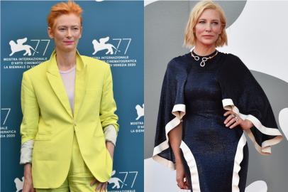 festival de veneza, tapete vermelho, cate blanchett, tilda swinton