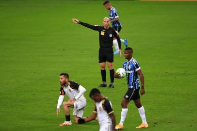  PORTO ALEGRE, RS, BRASIL - 03.09.2020 - Em jogo válido pela 7ª rodada do Campeonato Brasileiro, o Grêmio recebe o Sport Recife na Arena. (Foto: André Ávila/Agencia RBS)<!-- NICAID(14584088) -->