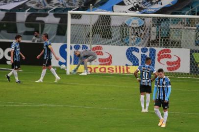  PORTO ALEGRE, RS, BRASIL - 03.09.2020 - Em jogo válido pela 7ª rodada do Campeonato Brasileiro, o Grêmio recebe o Sport Recife na Arena. (Foto: André Ávila/Agencia RBS)<!-- NICAID(14584224) -->