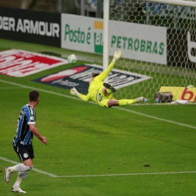  PORTO ALEGRE, RS, BRASIL - 03.09.2020 - Em jogo válido pela 7ª rodada do Campeonato Brasileiro, o Grêmio recebe o Sport Recife na Arena. (Foto: André Ávila/Agencia RBS)<!-- NICAID(14584231) -->