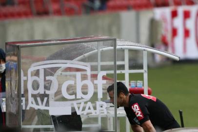  PORTO ALEGRE, RS, BRASIL - 06.09.2020 - Em jogo válido pela 8ª rodada do Campeonato Brasileiro, o Inter recebe o Bahia no Estádio Beira-Rio. (Foto: Jefferson Botega/Agencia RBS)Indexador: Jeff Botega<!-- NICAID(14585798) -->