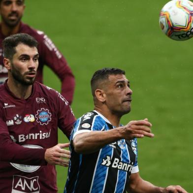  PORTO ALEGRE, RS, BRASIL, 30/08/2020- Grêmio x Caxias: confronto ocorre na Arena. Segundo jogo da final do gauchão 2020. Foto: Jefferson Botega/Agencia RBSIndexador: Jeff Botega<!-- NICAID(14580348) -->