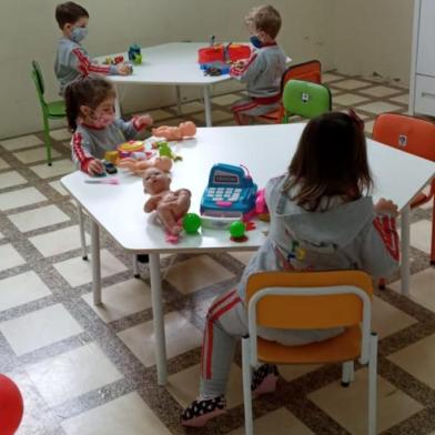 Escola de educação infantil, Primeiros Passos, em São Marcos, retomou as aulas na terça-feira, dia 8 de setembro, com 14 crianças seguindo as regras de distanciamento, uso de máscara, uso de álcool gel, e demais protocolos aprovados pela prefeitura.<!-- NICAID(14587289) -->