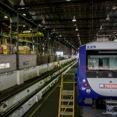  PORTO ALEGRE, RS, BRASIL - 03/09/2020 Os trens novos da série 200 da Trensurb voltam a apresentar problemas. (Foto: Marco Favero/Agencia RBS)<!-- NICAID(14583814) -->