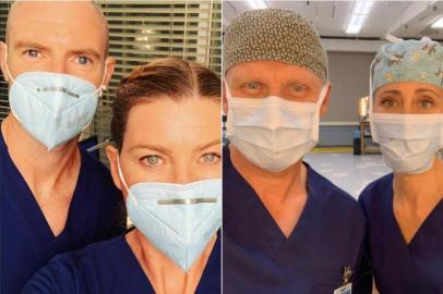 Greys Anatomy: elenco retorna ao set de gravações<!-- NICAID(14588377) -->