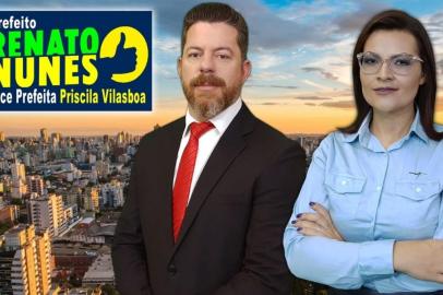 Renato Nunes e Priscila Vilasboa de Abreu, candidatos a prefeito e vice pelo PL<!-- NICAID(14590194) -->