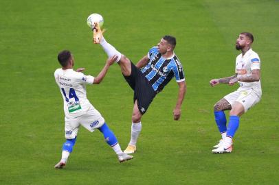  PORTO ALEGRE, RS, BRASIL, 13/09/2020-Grêmio x Fortaleza: Jogo válido pela 10ª rodada do Brasileirão, que ocorre na Arena. Foto- Isadora Neumann / Agencia RBS<!-- NICAID(14590996) -->