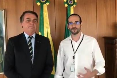 Presidente Jair Bolsonaro e Arthur Weintraub