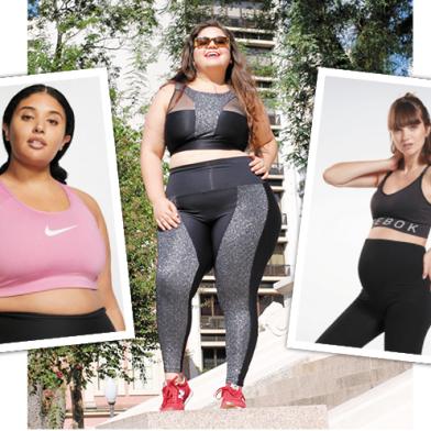 moda fitness, plus size, gestante