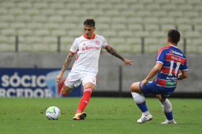 Inter enfrenta o Fortaleza na Arena Castelão, no Ceará, pela 11ª rodada do Brasileirão. Saravia<!-- NICAID(14596560) -->