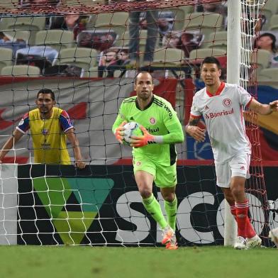 Inter enfrenta o Fortaleza na Arena Castelão, no Ceará, pela 11ª rodada do Brasileirão. Marcelo Lomba<!-- NICAID(14596569) -->