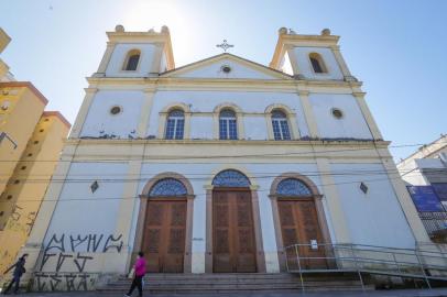  PORTO ALEGRE, RS, BRASIL,21/09/2020- Igreja pichada em Porto Alegre. Foto: Isadora Neumann / Agencia RBSIndexador: ISADORA NEUMANN<!-- NICAID(14597413) -->