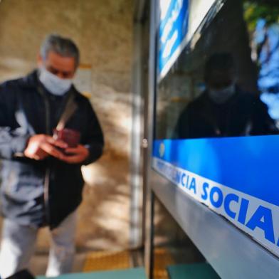  PORTO ALEGRE, RS, BRASIL, 22/09/2020- Perícias médicas são retomadas para beneficiários do INSS, em Porto Alegre. Fotos: Lauro Alves / Agencia RBS<!-- NICAID(14598175) -->