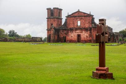  SÃO MIGUEL DAS MISSÕES, RS, BRASIL - 2020.09.16 - Turismo em época de pandemia, nas Ruínas de São Miguel das Missões. (Foto: ANDRÉ ÁVILA/ Agência RBS)Indexador: Andre Avila<!-- NICAID(14595840) -->