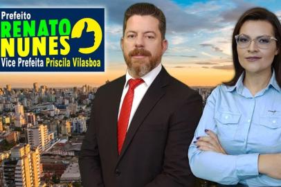 Renato Nunes e Priscila Vilasboa de Abreu, candidatos a prefeito e vice pelo PL<!-- NICAID(14590194) -->