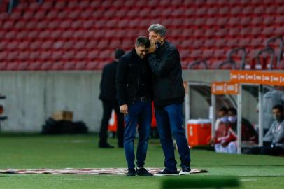  Porto Alegre, BRASIL - 23/09/2020 - Copa CONMEBOL Libertadores 2020 - Internacional (BRA) Vs Gremio ( BRA) - Beira Rio - Photo by: Staff Images / CONMEBOLLocal: CanoasIndexador: Jeferson GuarezeFotógrafo: Fotografo<!-- NICAID(14599838) -->