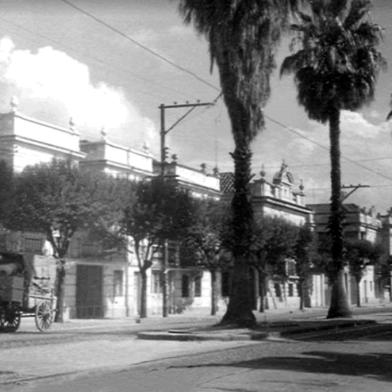  Aspecto da Avenida Getúlio Vargas na virada das décadas de 1940 para 1950.<!-- NICAID(14600348) -->