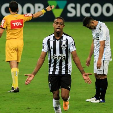 ATLÉTICO MG X GRÊMIOMG - ATLÉTICOMG/GRÊMIO - ESPORTES - Keno marcou o segundo gol do Atlético-MG durante Atlético-MG x Grêmio, partida válida pela décima segunda rodada do Campeonato Brasileiro da Série A 2020, realizada no Estádio Mineirão, Belo Horizonte, MG. 26/09/2020 - Foto: DUDU MACEDO/FOTOARENA/FOTOARENA/ESTADÃO CONTEÚDOEditoria: ESPORTESLocal: BELO HORIZONTEIndexador: DUDU MACEDOFonte: 1970395Fotógrafo: FOTOARENA<!-- NICAID(14602475) -->