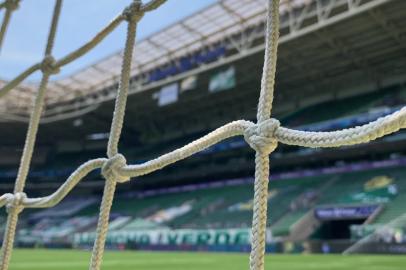 Allianz Parque antes do jogo entre Palmeiras e Flamengo, pela 12ª rodada do Campeonato Brasileiro