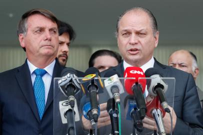 (Brasília - DF, 28/09/2020) Líder do Governo na Câmara dos Deputados Deputado (PP-PR), Ricardo Barros durante coletiva de imprensa após reunião.