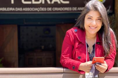 A agro influencer Camila Telles participa de evento só de mulheres na expointer<!-- NICAID(14604380) -->