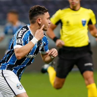  Porto Alegre, BRASIL - 29/09/2020- Copa CONMEBOL Libertadores 2020 - Grêmio (BRA)  Vs Univ. Católica (CHI)  - Arena do Grêmio -  Photo by : Staff images /CONMEBOLLocal: CanoasIndexador: Jeferson GuarezeFotógrafo: Fotografo<!-- NICAID(14604895) -->