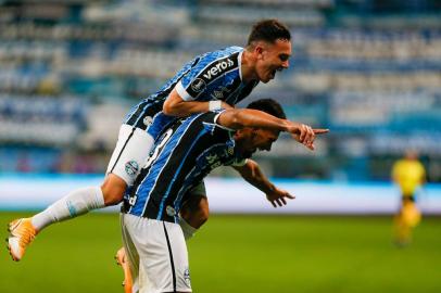  Porto Alegre, BRASIL - 29/09/2020- Copa CONMEBOL Libertadores 2020 - Grêmio (BRA)  Vs Univ. Católica (CHI)  - Arena do Grêmio -  Photo by : Staff images /CONMEBOLLocal: CanoasIndexador: Jeferson GuarezeFotógrafo: Fotografo<!-- NICAID(14604904) -->