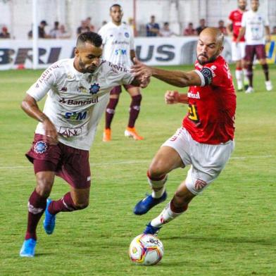  IJUÍ, RS, BRASIL, 09/03/2020. São Luíz x SER Caxias, jogo válido pela segunda rodada da Taça Francisco Novelletto Neto, segundo turno do Campeonato Gaúcho (Gauchão 2020) e realizado no estádio 19 de Outubro, em Ijuí. (Lucas Dornelles/São Luiz/Divulgação)<!-- NICAID(14445740) -->