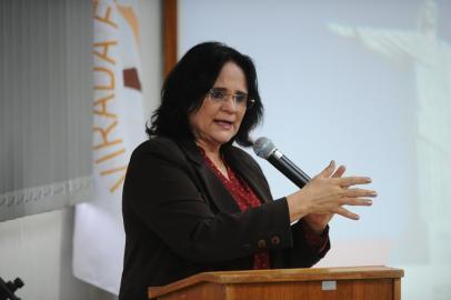  GUAPORÉ, RS, BRASIL (03/10/2020)Visita da Ministra Damares em Guaporé. (Antonio Valiente/Agência RBS)<!-- NICAID(14608388) -->