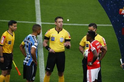  PORTO ALEGRE, RS BRASIL - 03.10.2020 - Grêmio e Inter se enfrentam neste sábado, na Arena, pela 13ª rodada do Brasileirão. (Foto: Lauro Alves/Agencia RBS)<!-- NICAID(14608441) -->