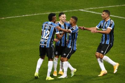  PORTO ALEGRE, RS BRASIL - 03.10.2020 - Grêmio e Inter se enfrentam neste sábado, na Arena, pela 13ª rodada do Brasileirão. (Foto: Lauro Alves/Agencia RBS)<!-- NICAID(14608504) -->