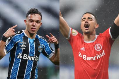 Pepê, Thiago Galhardo, Grêmio, Inter, Gre-Nal