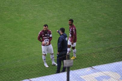  CAXIAS DO SUL, RS, BRASIL, 04/10/2020 - Ser Caxias e São Luiz se enfrentam as 15 horas do domingo, no estádio Francisco Stédile, o Centenário. Jogo válido pela quarta rodada da série D, do Brasileirão. (Marcelo Casagrande/Agência RBS)<!-- NICAID(14608749) -->